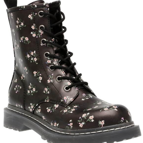 Wild Pair Shoes - Ryyder Lace-Up Lug Sole Combat Booties
